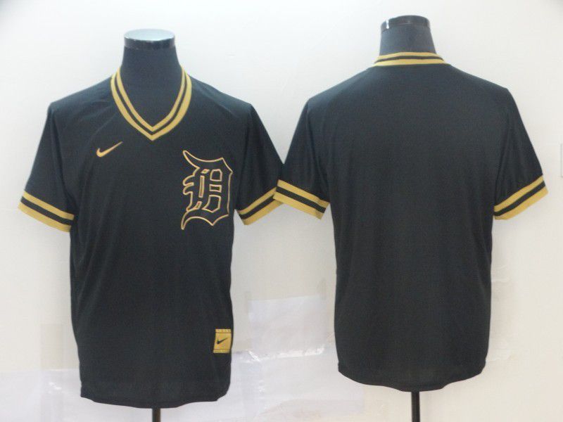 Cheap Men Detroit Tigers Blank Black gold Game Nike 2022 MLB Jersey